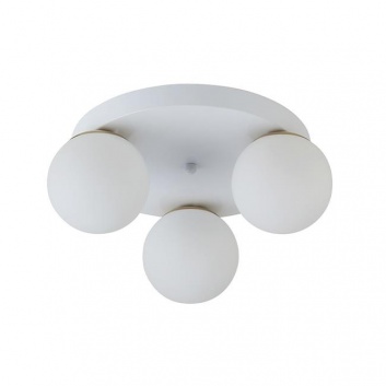 Griestu  lampa  3xE27  Bali-12 , 29cm , balta+zelta