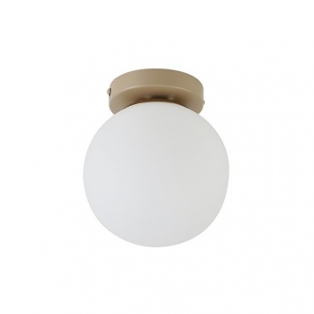 Griestu  lampa  1xE27 , Bali-15 , 15cm , bēša+zelta