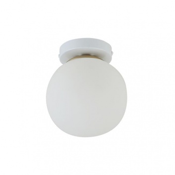 Griestu  lampa  1xE27 , Bali-15 , 15cm , balta+zelta