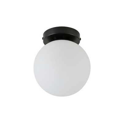 Bali-15  1xE27  griestu  lampa , 15 cm , melna