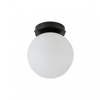 Bali-15  1xE27  griestu  lampa , 15 cm , melna