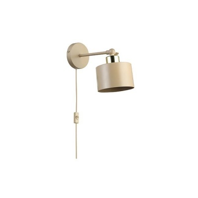 Sienas  lampa  1xE27 Elza ,regulējama , bēša