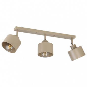Griestu  lampa  3xE27 Elza , regulējama , bēša