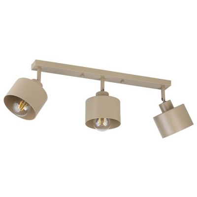 Griestu  lampa  3xE27 Elza , regulējama , bēša