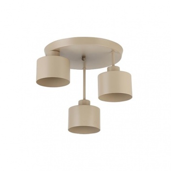 Griestu  lampa  3xE27 Elza , bēša , apaļa