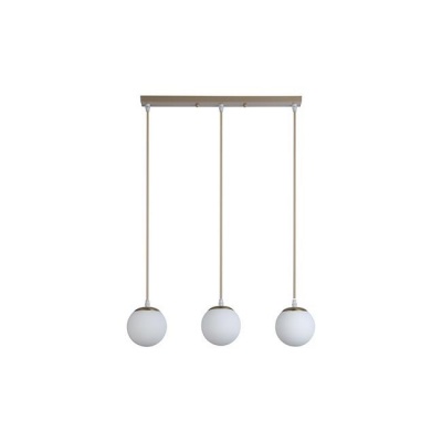 3xE27  Bali-12  piekaramā  lampa  50 cm , bēša+zelta