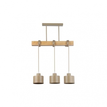 Piekaramā  lampa  3xE27  Elza , 50cm , bēša + WD
