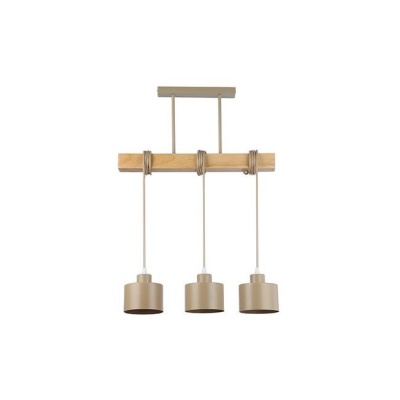 Piekaramā  lampa  3xE27  Elza , 50cm , bēša + WD