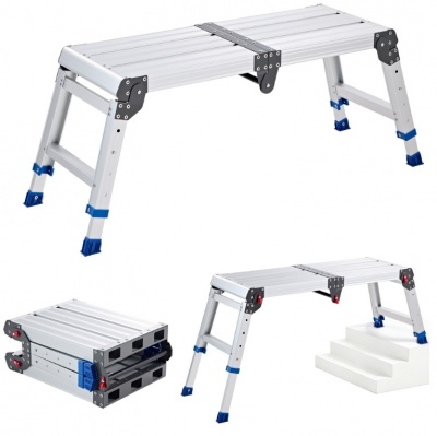 VEVOR  saliekamā  darba  platforma, regulējams  augstums  360–508 mm, 226,8 kg  celtspēja