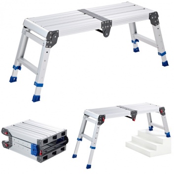 VEVOR  saliekamā  darba  platforma, regulējams  augstums  360–508 mm, 226,8 kg  celtspēja