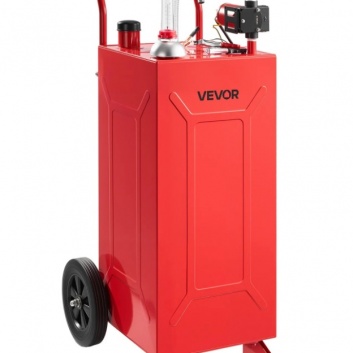 VEVOR  113,6 l  degvielas  tvertne  ar  elektrisko  sūkni  un  2 riteņiem , benzīnam  un  dīzeļdegvielai
