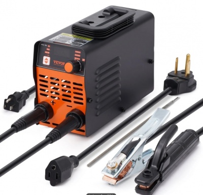 VEVOR  220 V  elektrodu  metināšanas  iekārta, 160 A loka/lifta  TIG  metināšanas  iekārta  ar  lielu  LED  displeju, 2 vienā