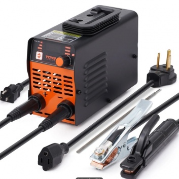 VEVOR  220 V  elektrodu  metināšanas  iekārta, 160 A loka/lifta  TIG  metināšanas  iekārta  ar  lielu  LED  displeju, 2 vienā