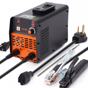 VEVOR  220 V  elektrodu  metināšanas  iekārta, 200 A  loka/lifta  TIG  metināšanas  iekārta  ar  lielu  LED  displeju, 2-in-1