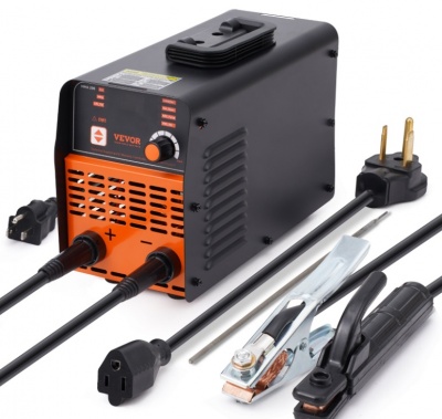 VEVOR  220 V  elektrodu  metināšanas  iekārta, 200 A  loka/lifta  TIG  metināšanas  iekārta  ar  lielu  LED  displeju, 2-in-1