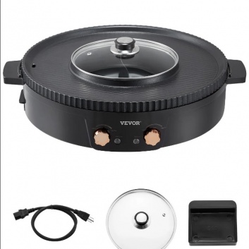 VEVOR  karstais  katls  ar  grilu, 1800W , 2-in-1