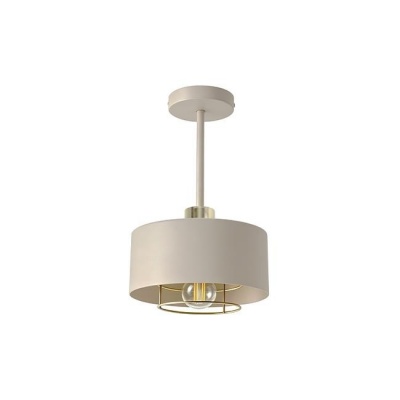 E27  LED  Nilo  griestu  lampa  20 cm , bēša+zelta