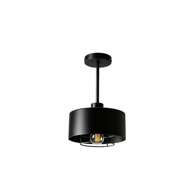 E27  LED  griestu  lampa  Nilo  20cm , melna