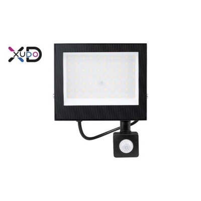 Mola2  50W  4500K  melns  PIR  SMD  LED  prožektors