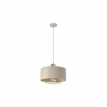 E27  Nilo  piekaramā  lampa  20 cm , bēša+zelta