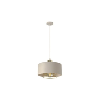 E27  Nilo  piekaramā  lampa  20 cm , bēša+zelta