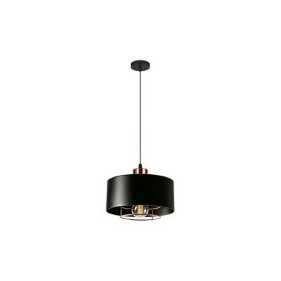 E27  Nilo  piekaramā  lampa  20 cm , melna+vara