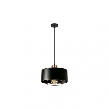 E27  Nilo  piekaramā  lampa  20 cm , melna+vara