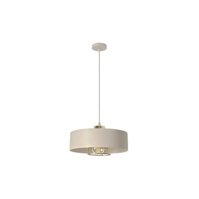 E27  Nilo  piekaramā  lampa  30 cm , bēša+zelta