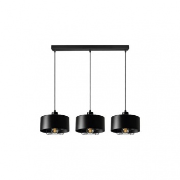 3xE27  Nilo  piekaramā  lampa  20 cm , melna