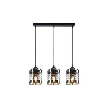 3xE27  Senti  melna  piekaramā  lampa