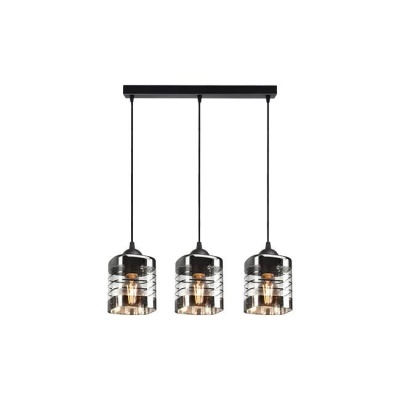 3xE27  Senti  melna  piekaramā  lampa