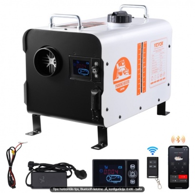 VEVOR  5-8KW  dīzeļdegvielas  sildītājs, 12V/24V