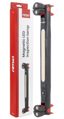 LED pārbaudes  lampa  ar  magnētu  un  skavu  4000 mAh  AMIO-05024