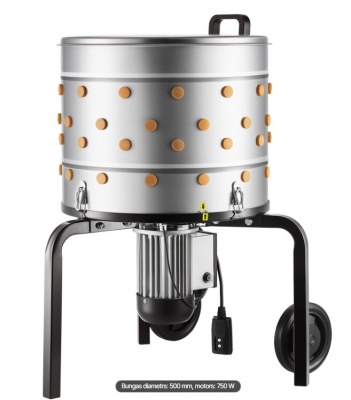 VEVOR  vistu  plūkšanas  mašīna, 500 mm  cilindrs, 900 W  un  230 apgr./min