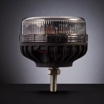 Bākuguns  12LED, 12-24V , pieskrūvējama , tumši  brūna  lēca