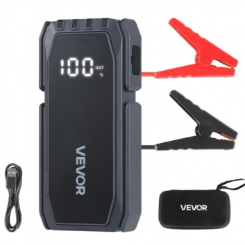 VEVOR  palaišanas  iekārta , 1500A , 12V ,  6 l benzīna / 4 l dīzeļdzinējiem