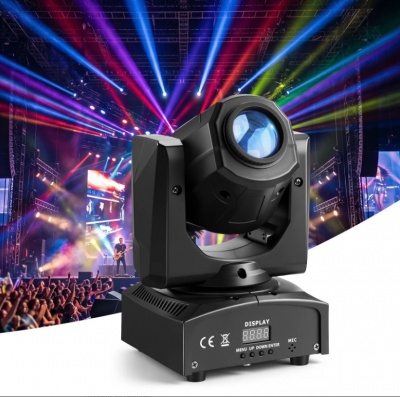 VEVOR  LED  2  kustīgas  galvas lampas , 30 W , RGB  skatuves  apgaismojums 2GAB