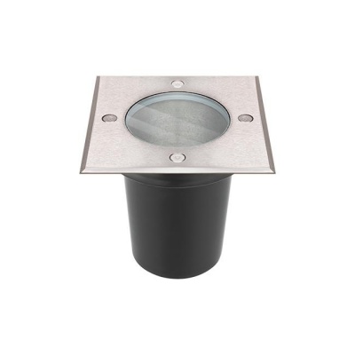 LED  GU10  kvadrātveida  iebūvējamā  bruģa  armatūra  IP67 , 230V , 108mm