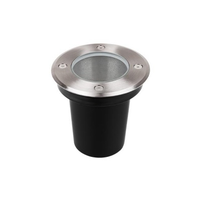 LED  GU10  apaļais  zemē  iebūvējamais  bruģa  gaismeklis  IP67 , 230V , 110mm